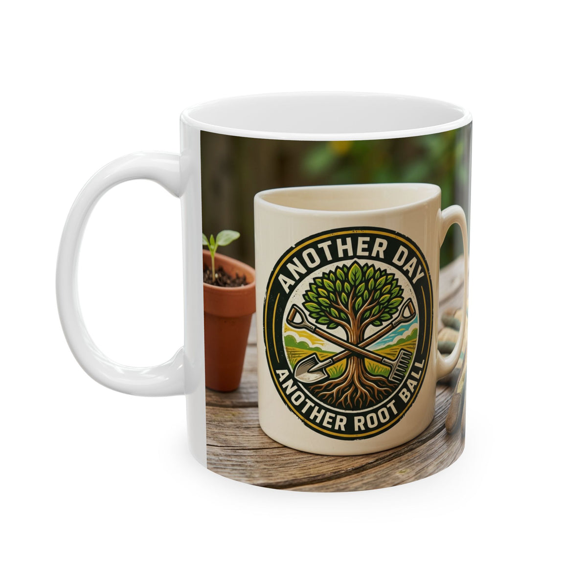 Landscaper for men Another Day Another Root Ball Mug