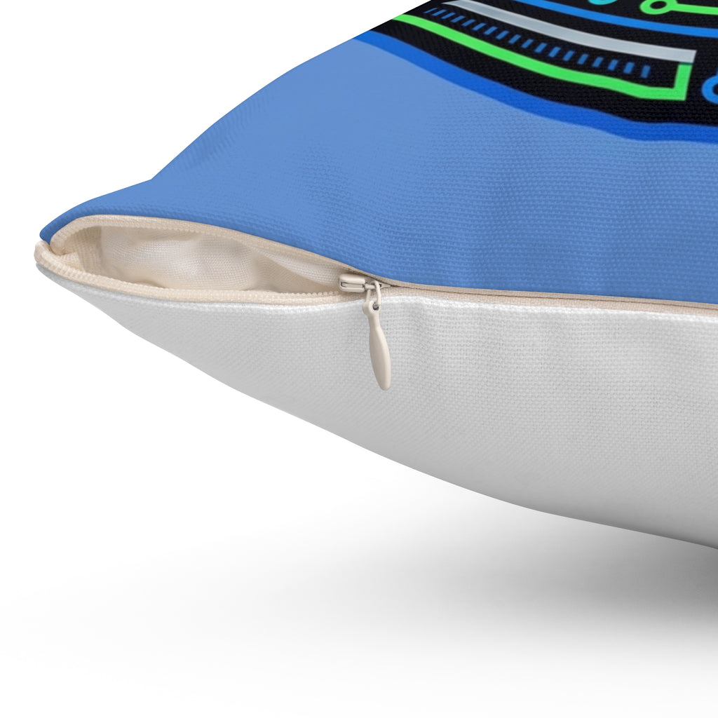 Tech Guy Cache Me Outside Pillow for Geeks and Gamers