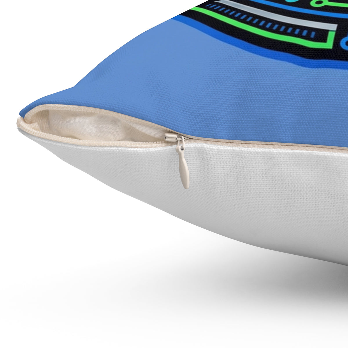 Tech Guy Cache Me Outside Pillow for Geeks and Gamers