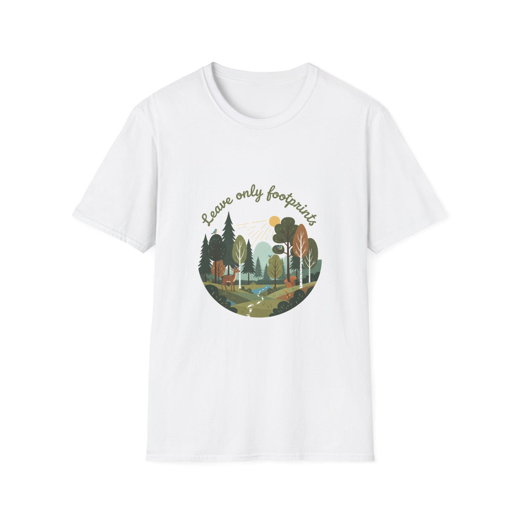Gift for Nature Lover: Leave only footprints Shirt