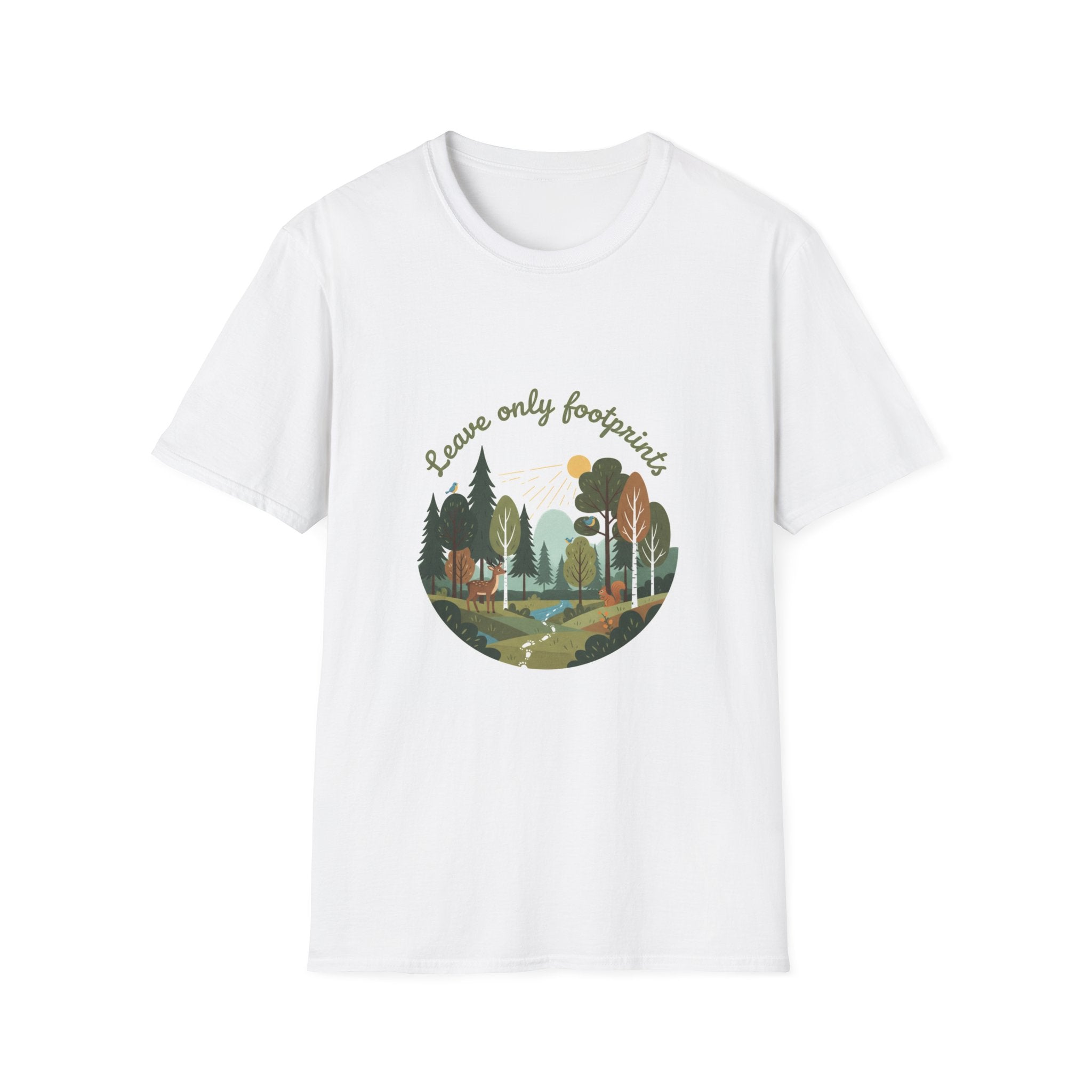 Gift for Nature Lover: Leave only footprints Shirt