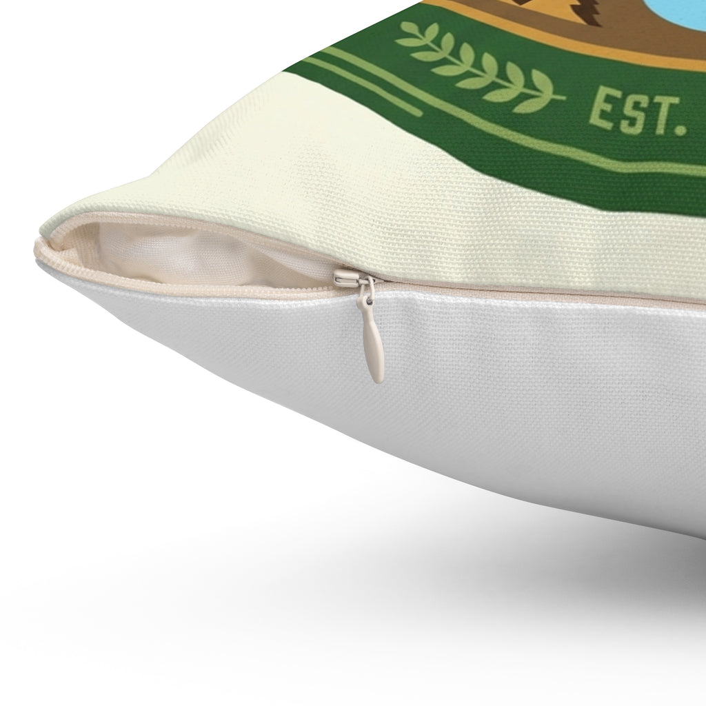 Camping for men King Of The Campsite Pillow Outdoor Home Decor