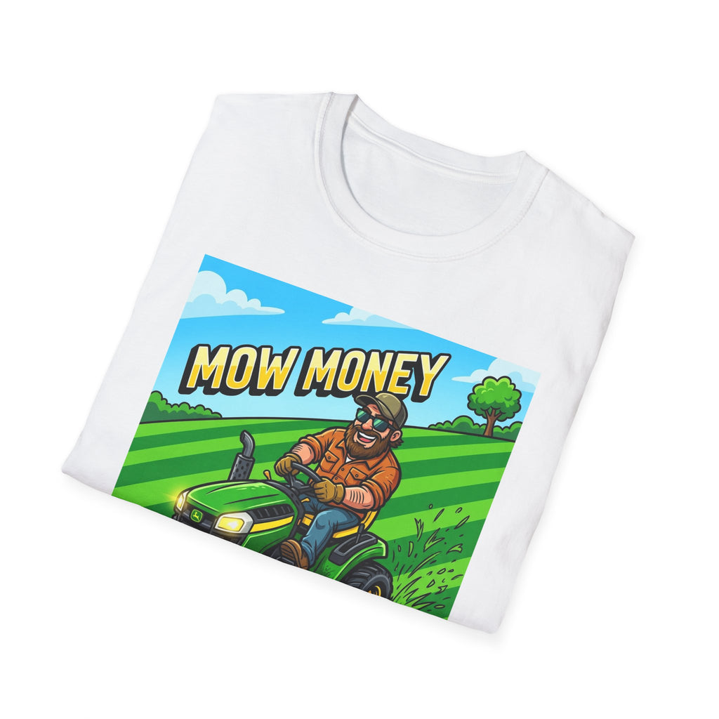 Landscaper for men Mow Money Mow Problems Shirt Fun Tee