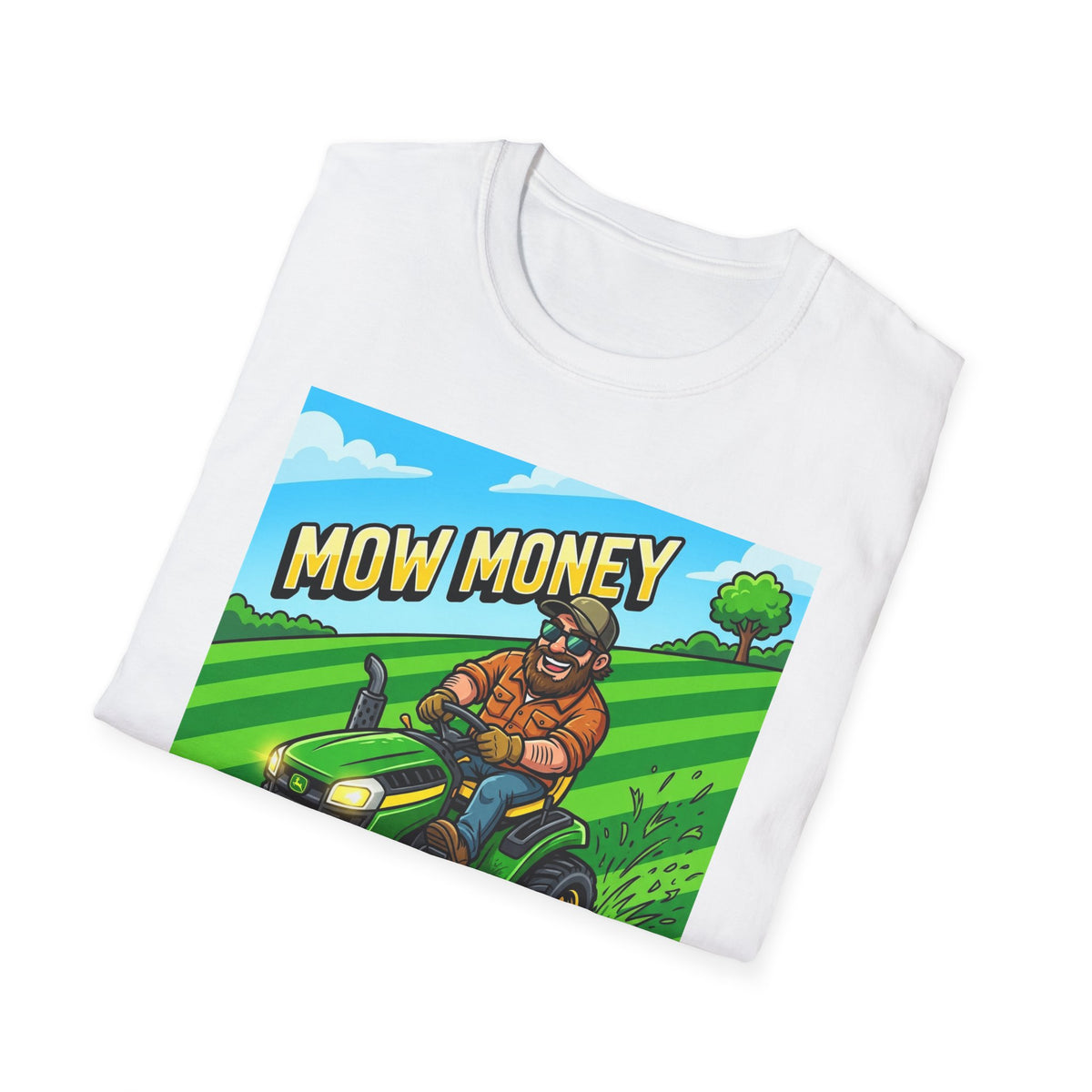 Landscaper for men Mow Money Mow Problems Shirt Fun Tee