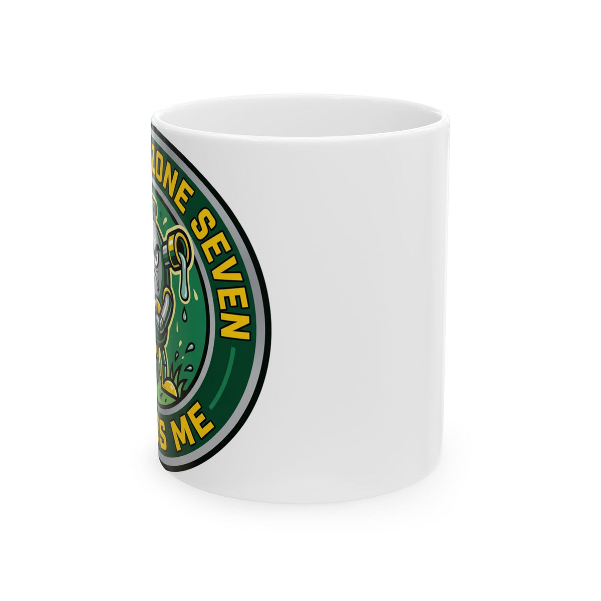 Landscaper for men Sprinkler Zone Seven Hates Me Mug