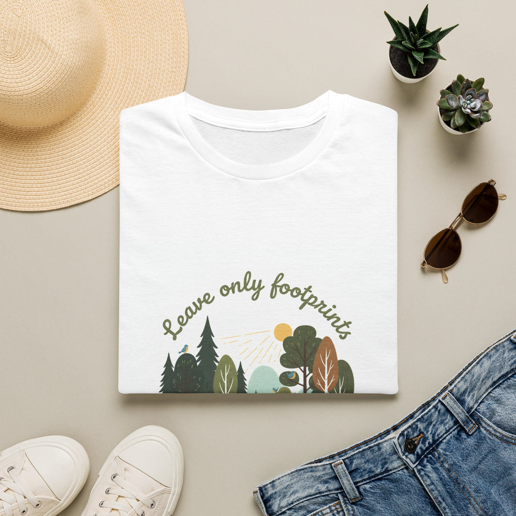 Gift for Nature Lover: Leave only footprints Shirt