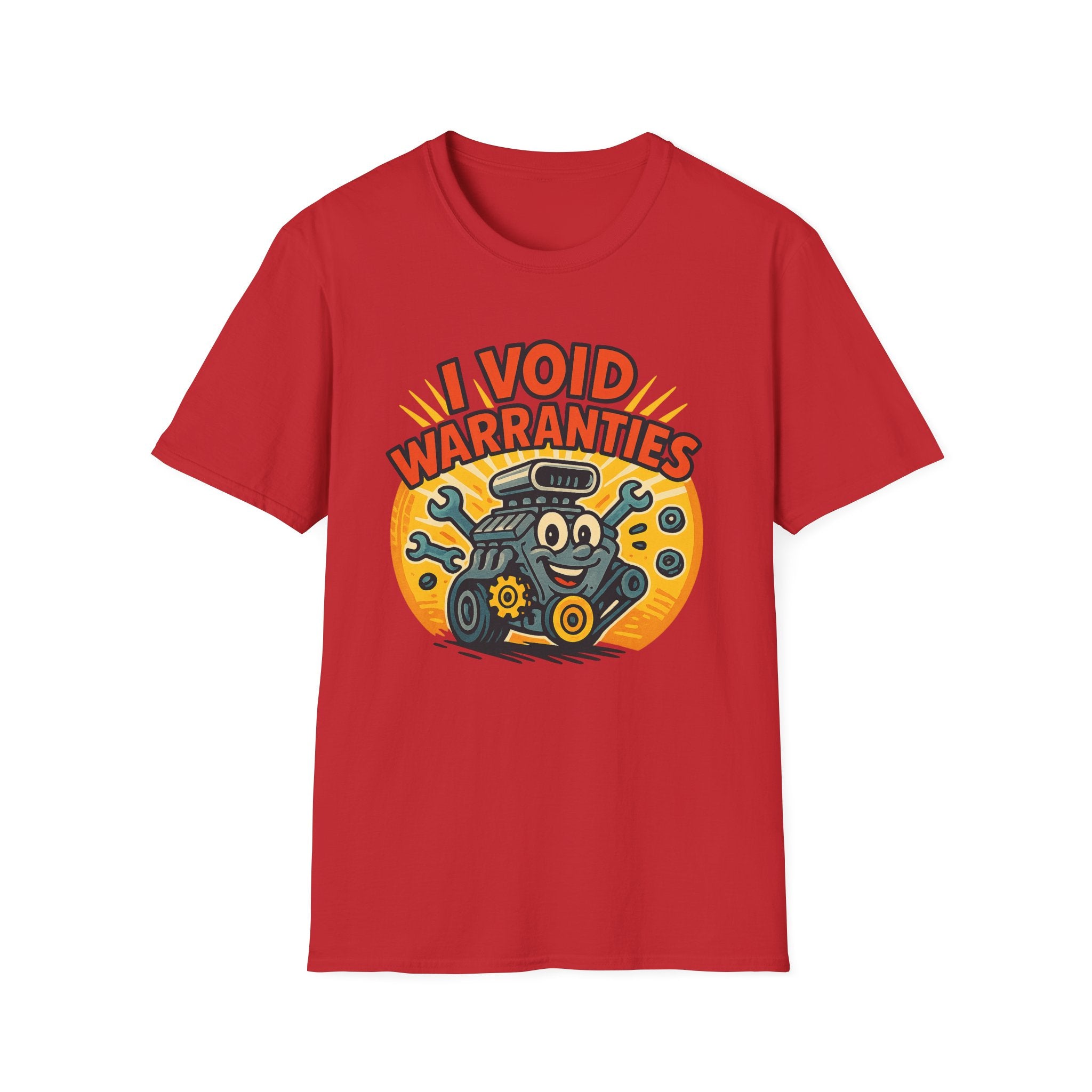 Gift for Car Guy Shirt I Void Warranties Funny Auto Mechanic Tee