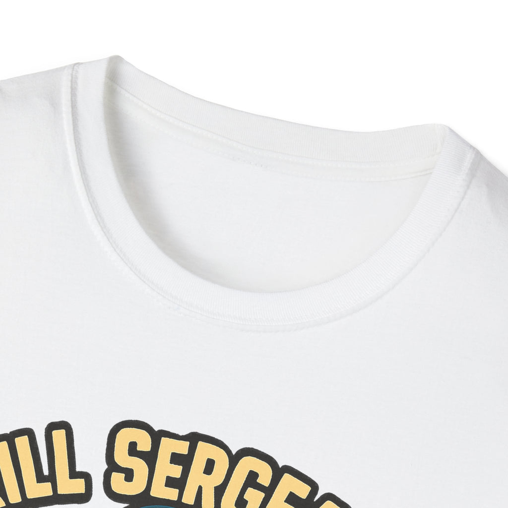 Fathers Day Gift Grill Sergeant T-Shirt Funny BBQ Dad Tee