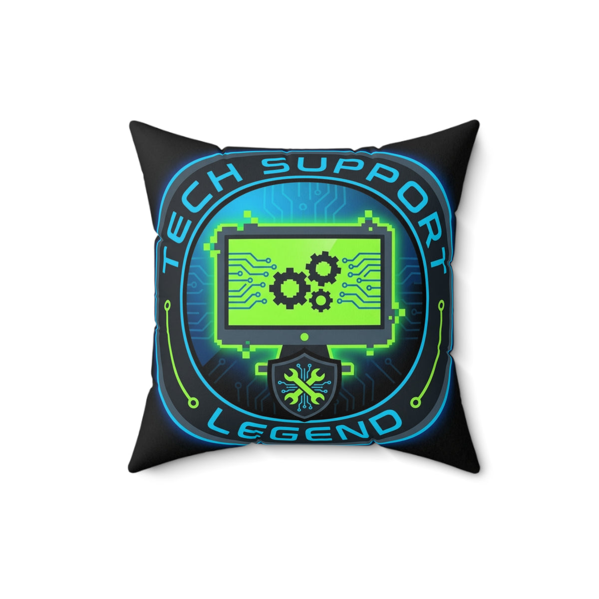 Tech Guy Tech Support Legend Pillow Decor for Office