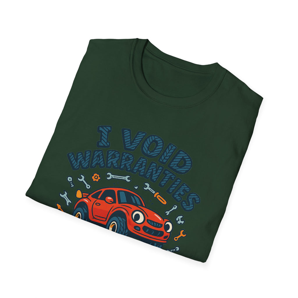 Gift for Car Guy Shirt I Void Warranties Funny Mechanic T Shirt