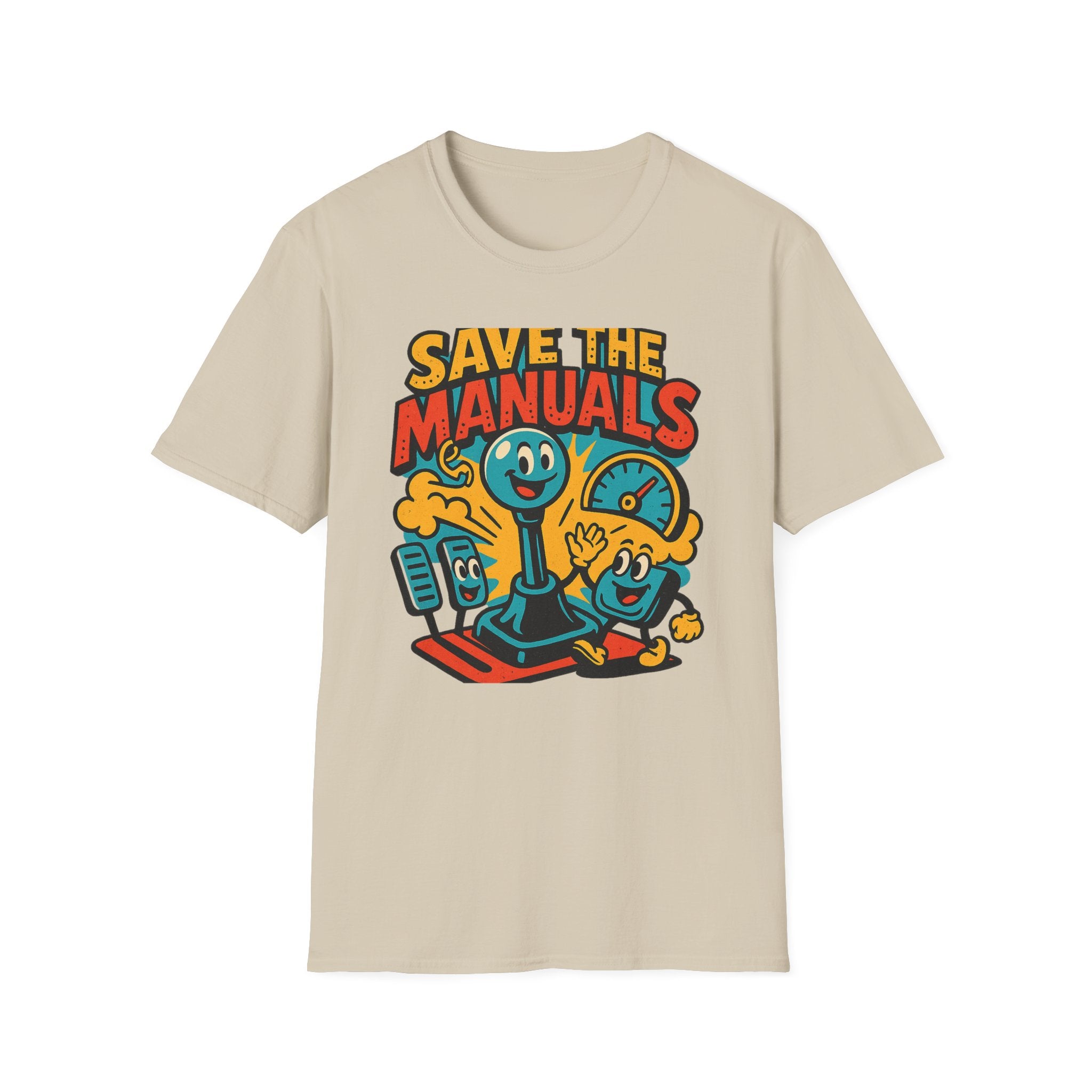 Gift for Car Guy Save the Manuals Shirt Car Enthusiast Tee
