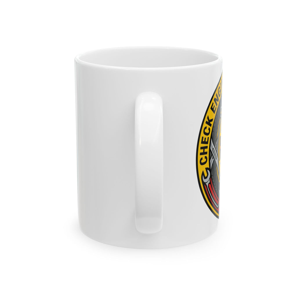 Car guys mug Check Engine Light Collector funny ceramic coffee
