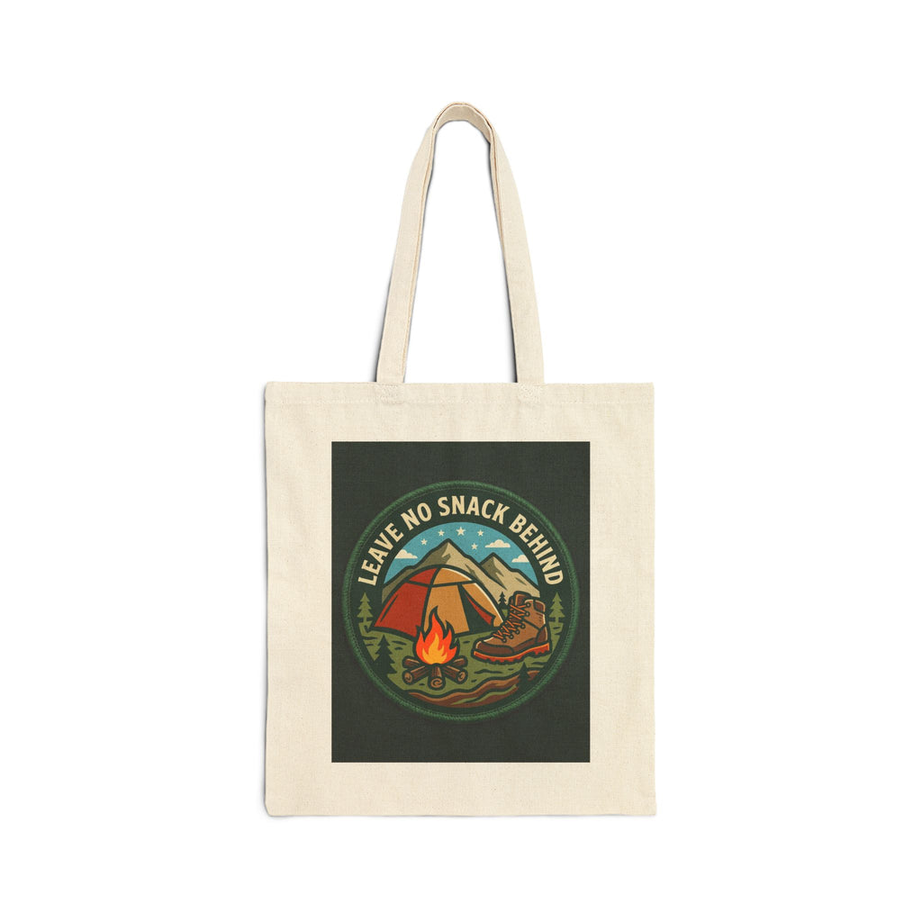 Camping for men Leave No Snack Behind Tote Bag