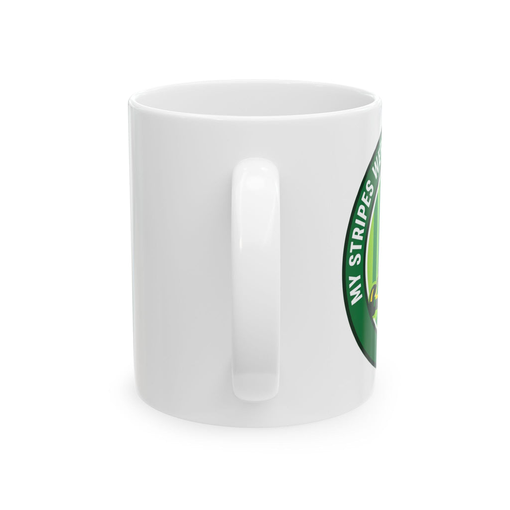 Landscaper for Men My Stripes Were Straighter Yesterday Mug