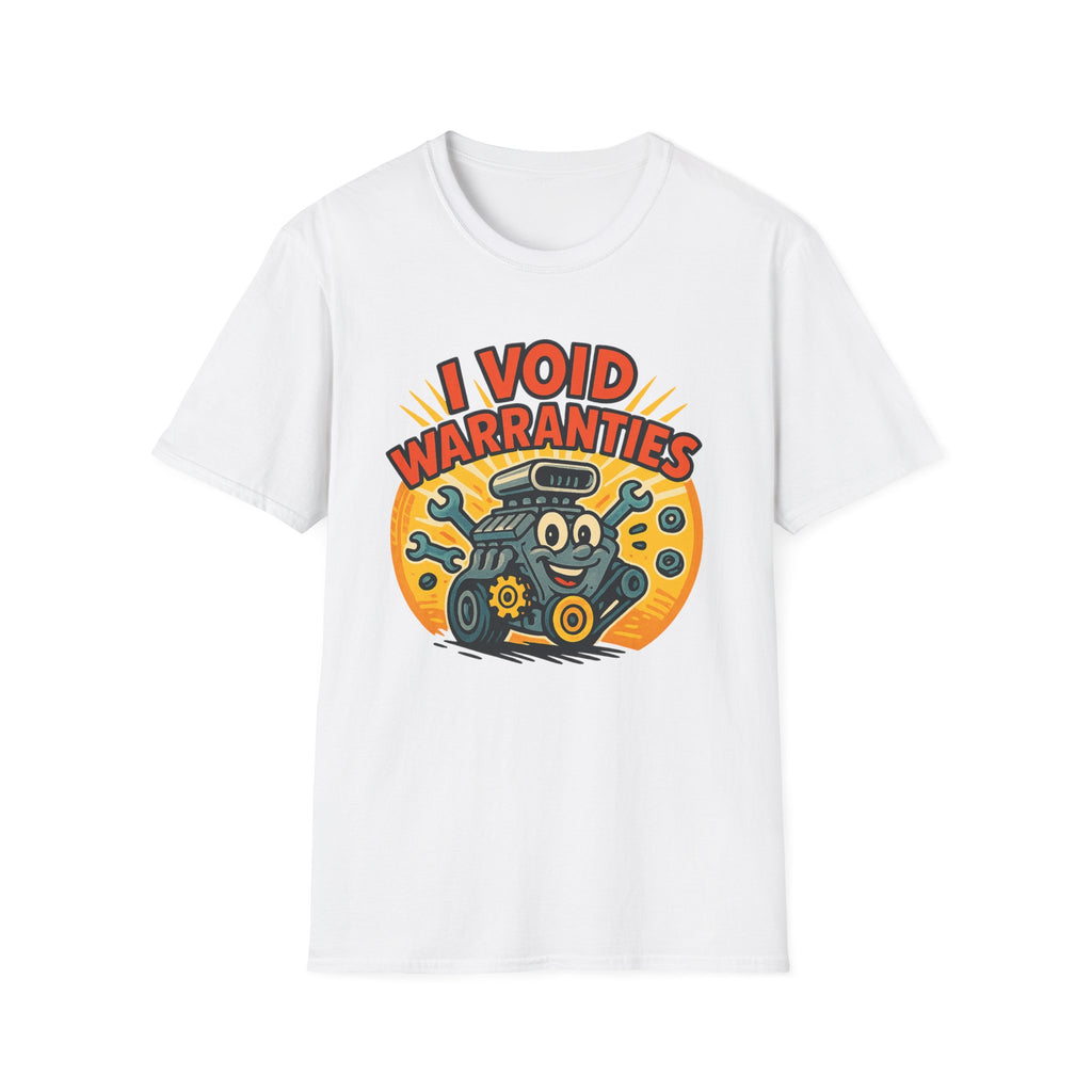Gift for Car Guy Shirt I Void Warranties Funny Auto Mechanic Tee