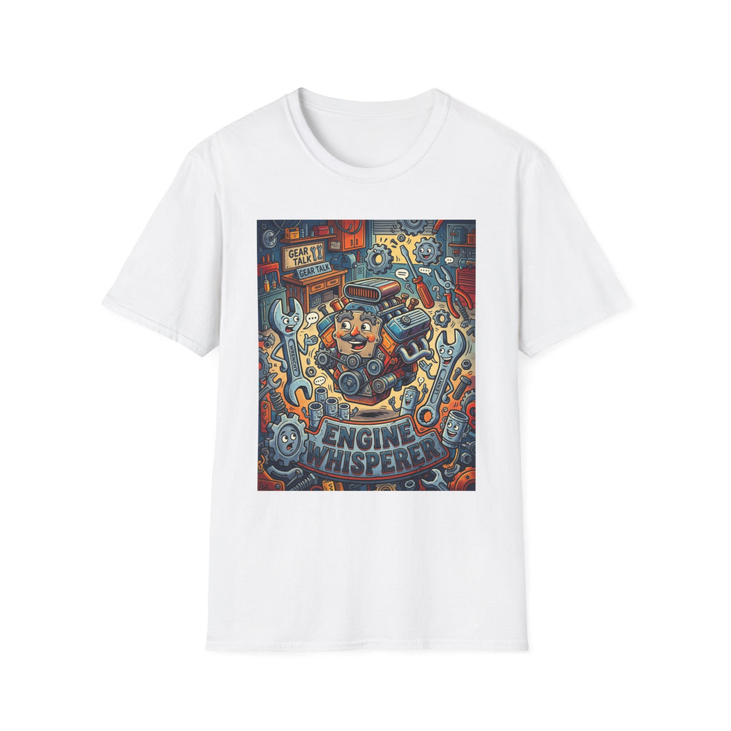 Mechanic for men Engine Whisperer Crew Neck T-Shirt