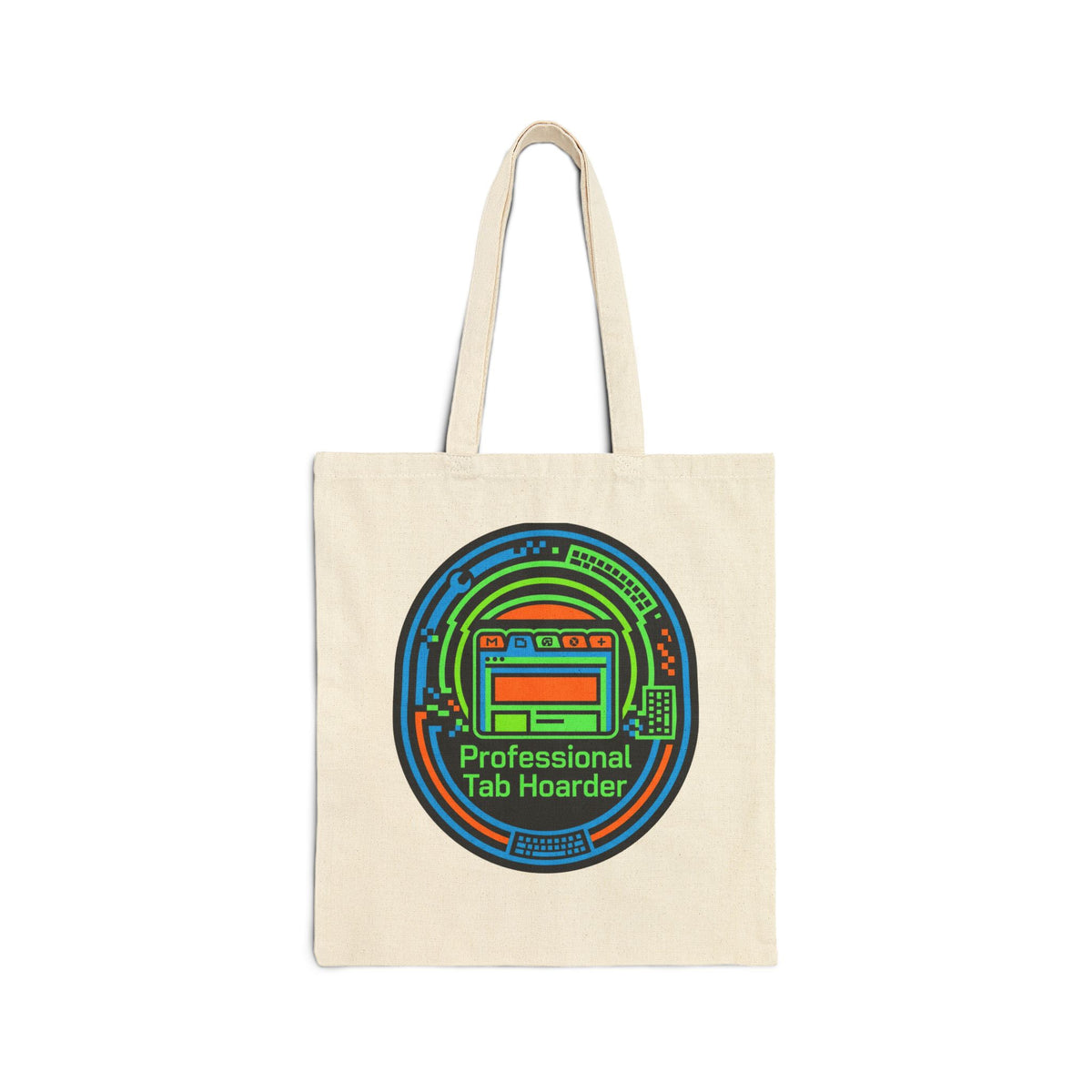 Tech guy Professional Tab Hoarder Tote Bag for Computer Lovers