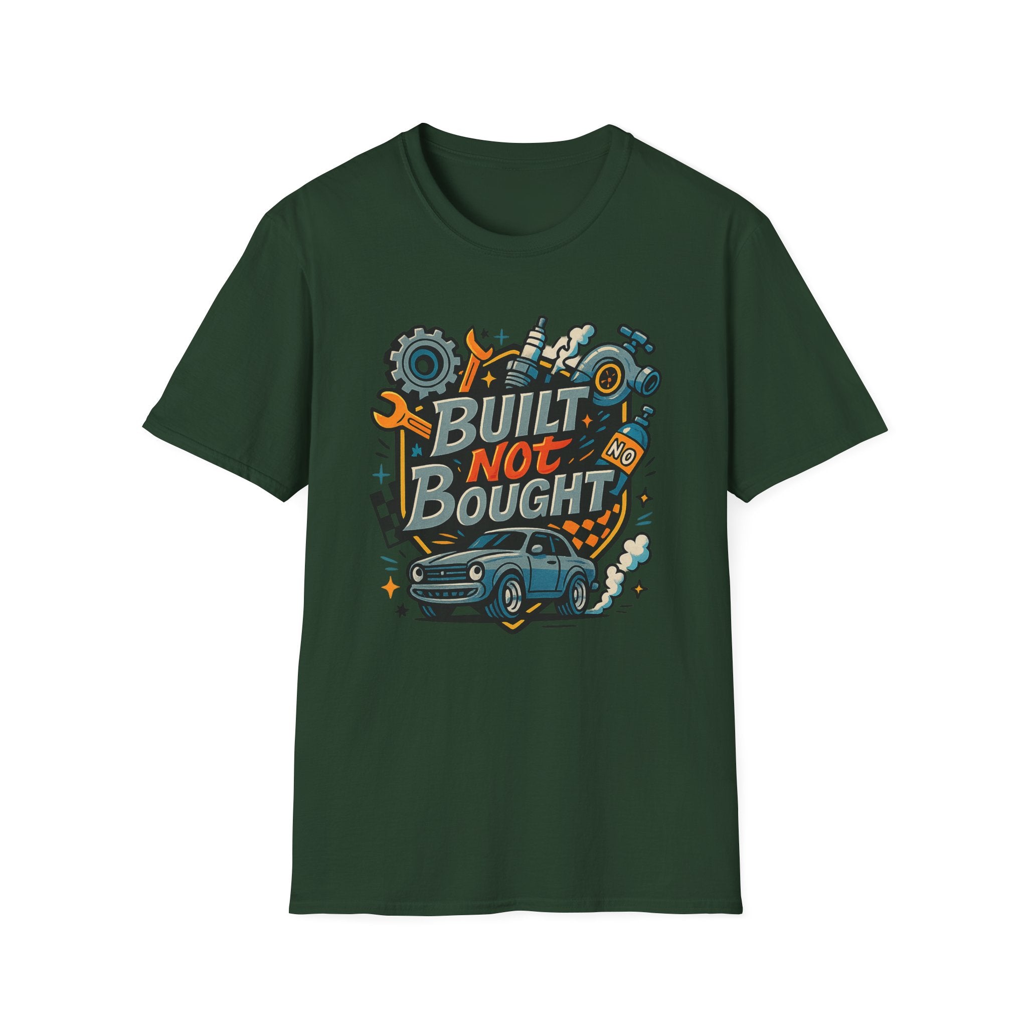 Gift for car guy Built Not Bought Car Enthusiasts Shirt