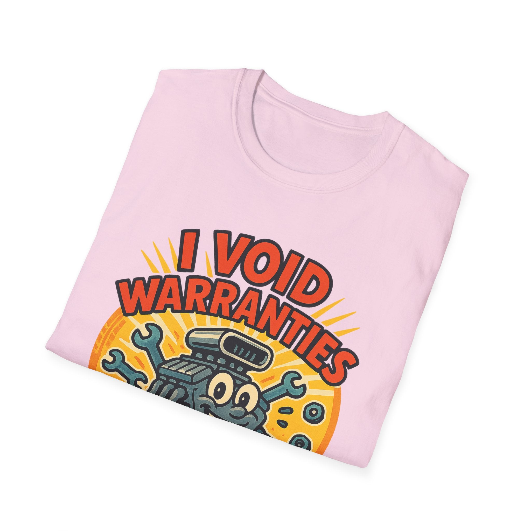 Gift for Car Guy Shirt I Void Warranties Funny Auto Mechanic Tee