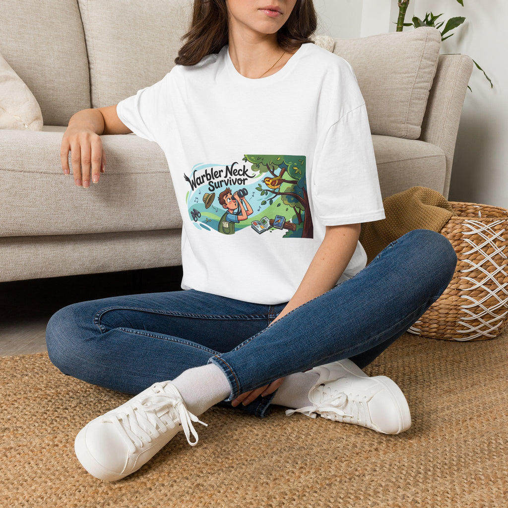 Bird Watching Apparel: Warbler Neck Survivor for Enthusiasts