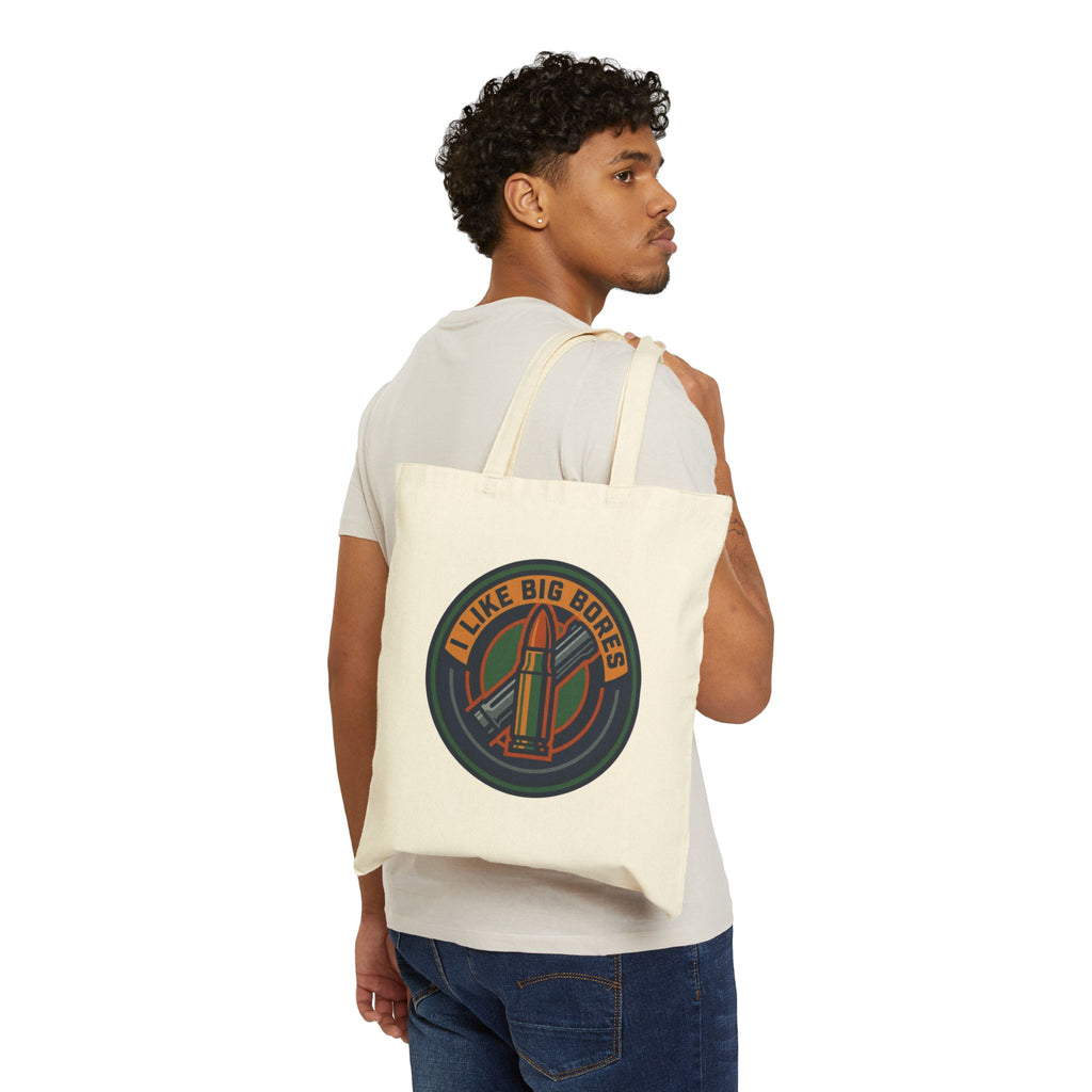 Gun Owners Tote Bag I Like Big Bores for Enthusiasts