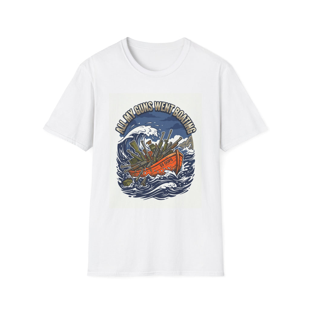 Gun Owners All My Guns Went Boating Shirt Sea Lover Tee