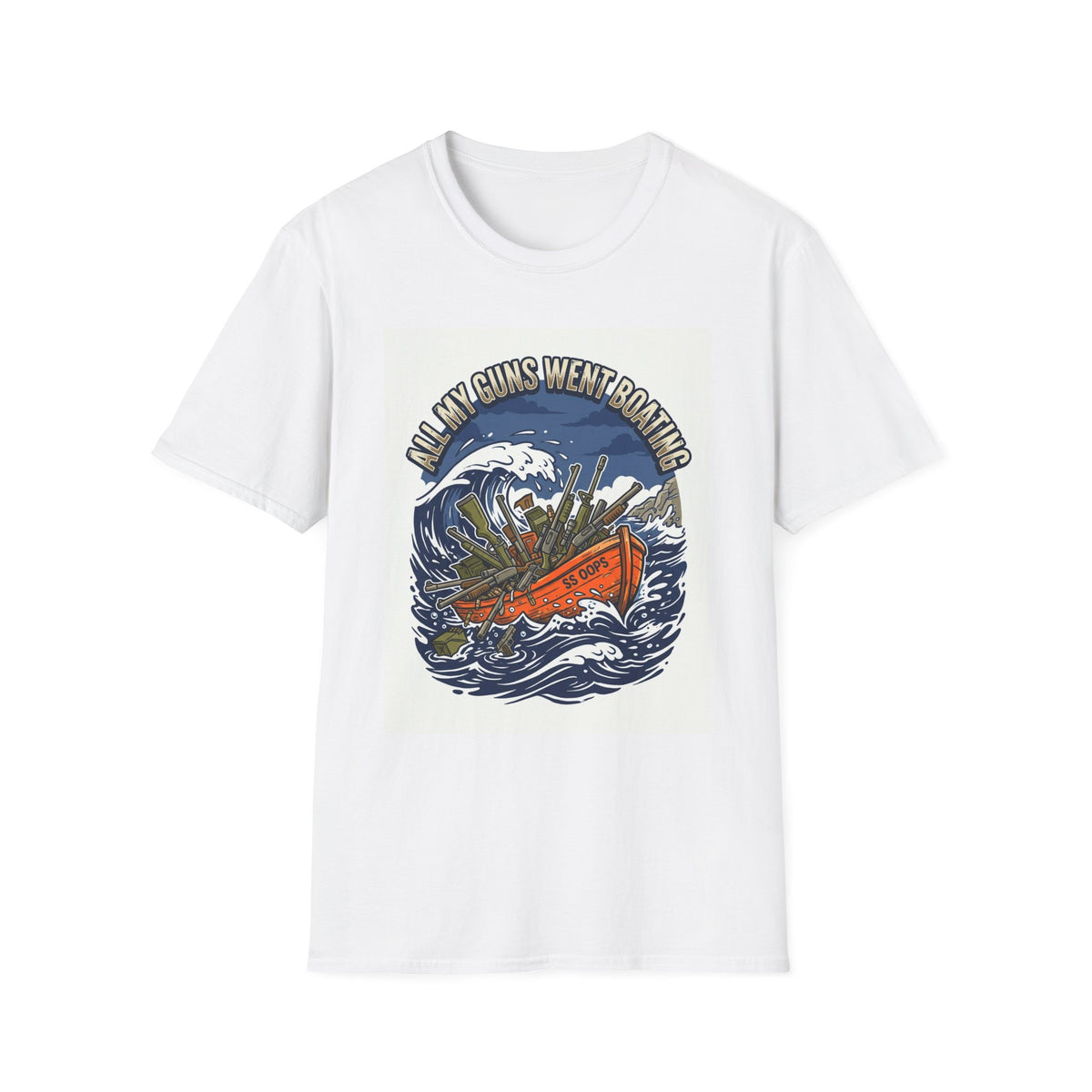 Gun Owners All My Guns Went Boating Shirt Sea Lover Tee