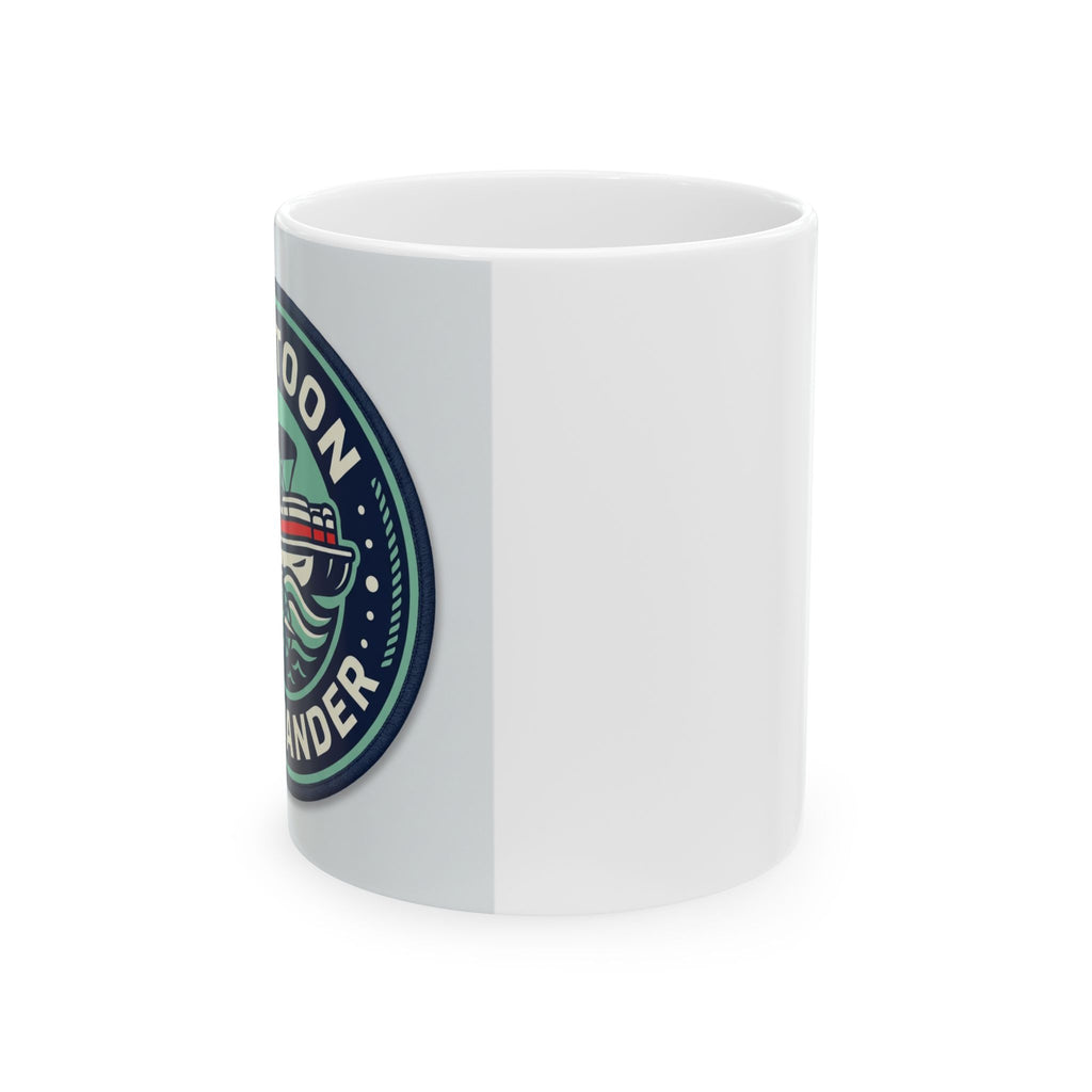 Boating for men Pontoon Commander Mug Nautical Coffee Cup