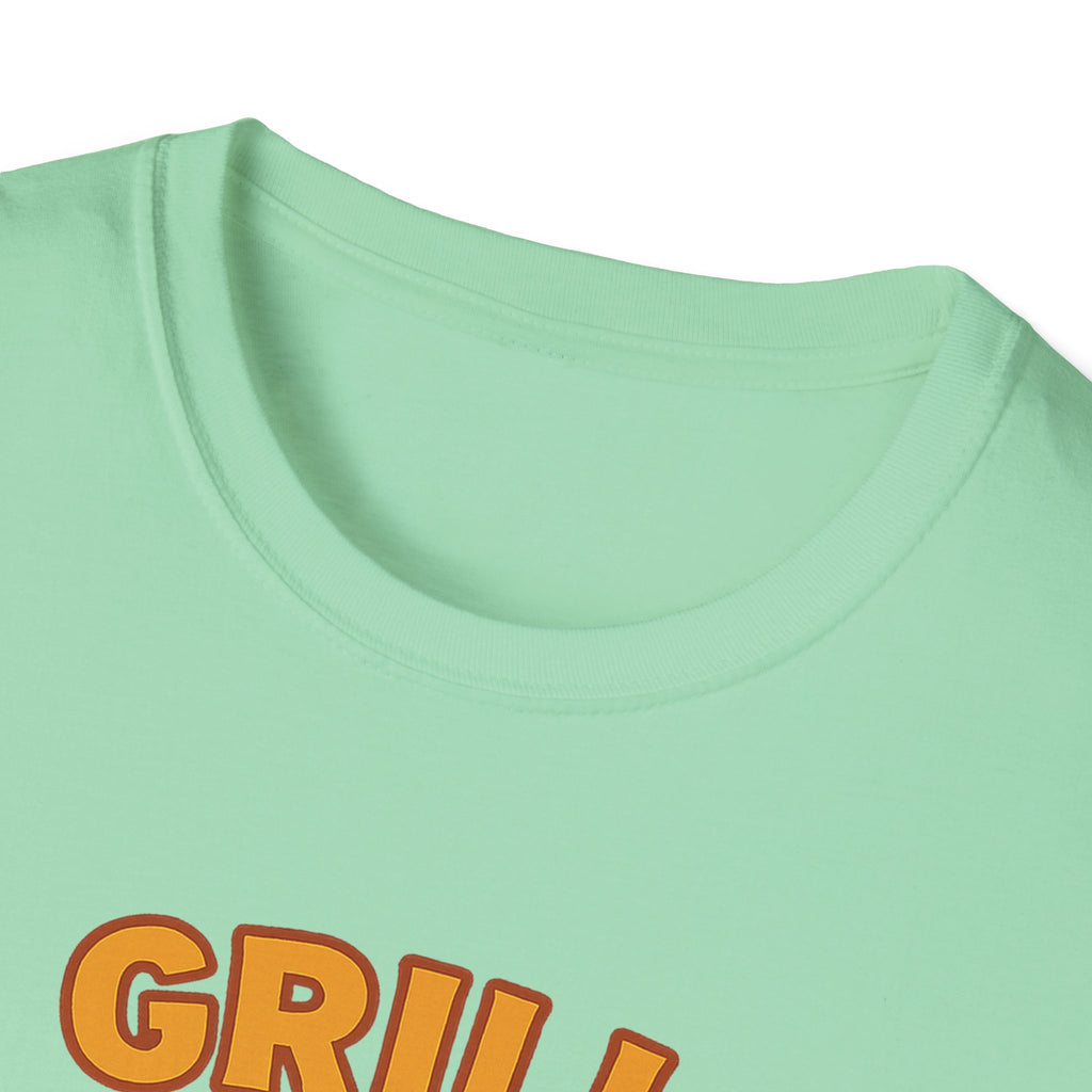 Fathers Day Gift Grill Sergeant BBQ Graphic T-Shirt for Outdoor Cooking