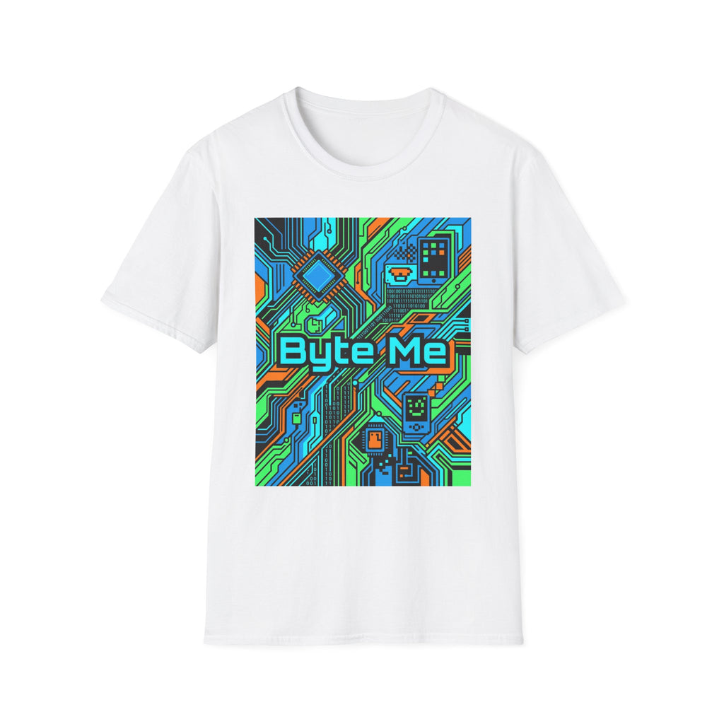 Tech Guy Byte Me Shirt Fun Casual Wear for Programmers