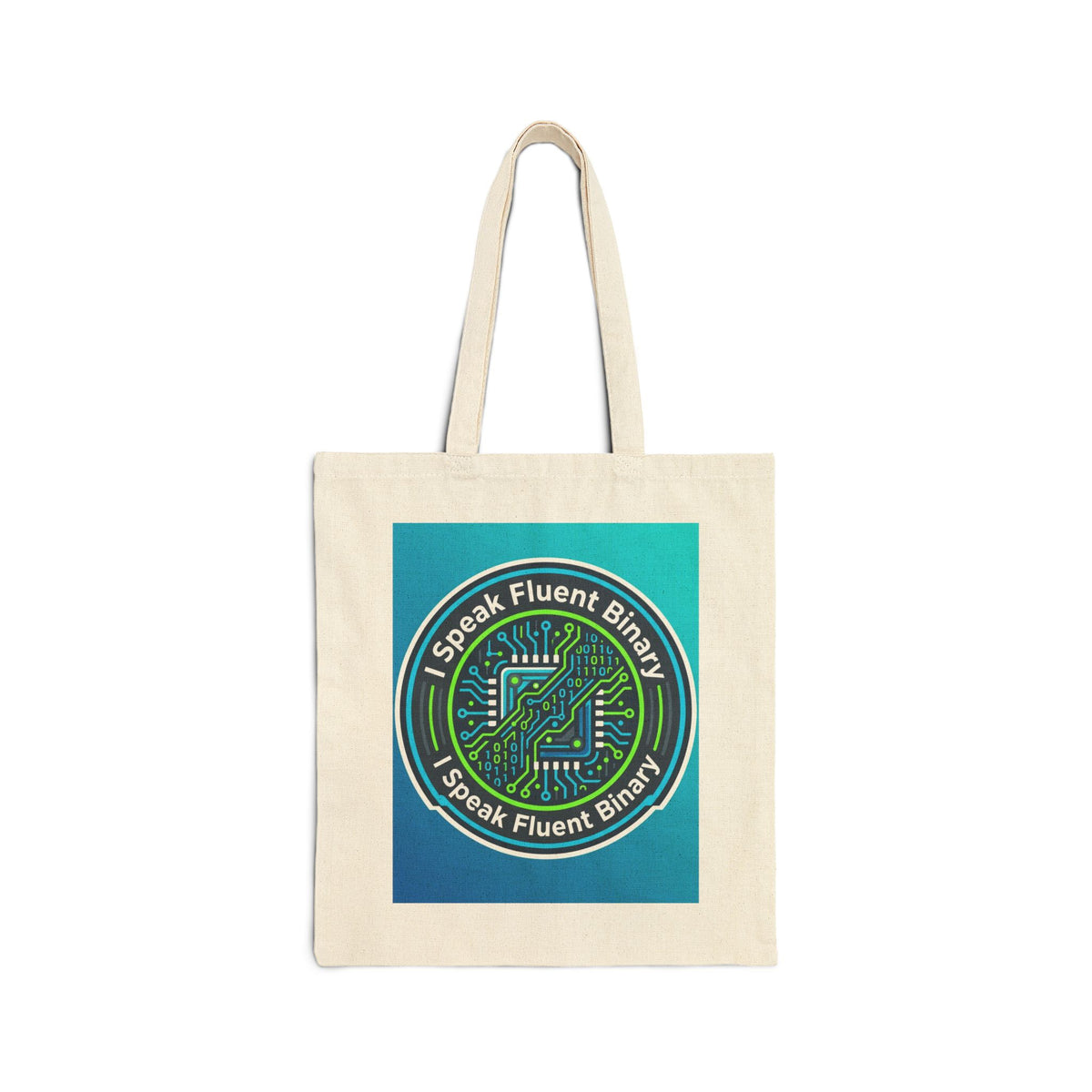 Tech Guy I Speak Fluent Binary Tote Bag for Programmers