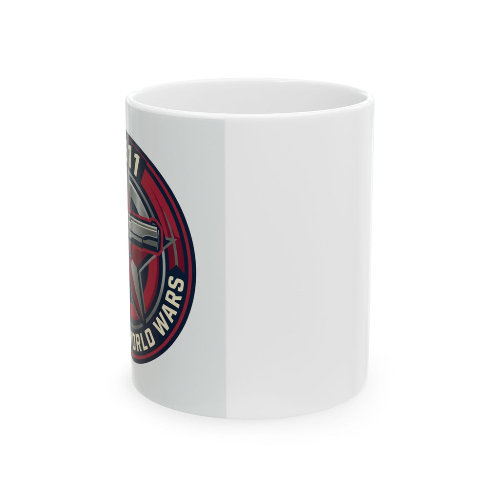 Gun Owners Mug 1911 Won Two World Wars Ceramic Cup