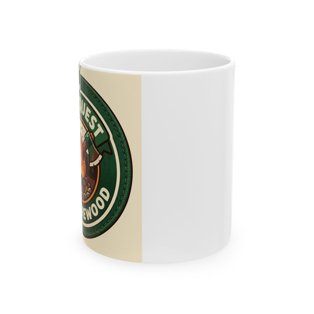 Camping for men Side Quest Find Firewood Coffee Mug
