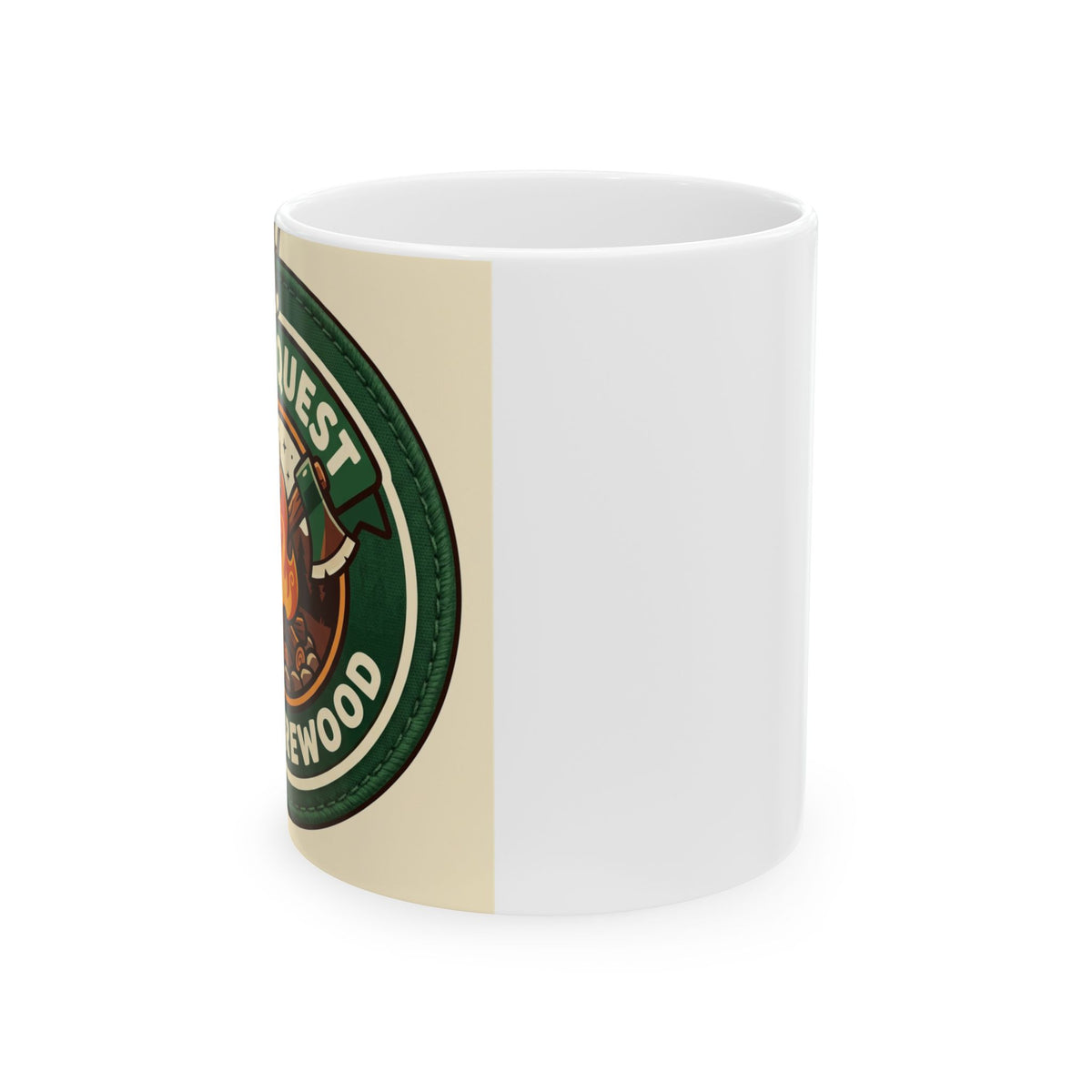 Camping for men Side Quest Find Firewood Coffee Mug