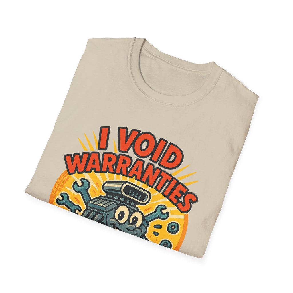 Gift for Car Guy Shirt I Void Warranties Funny Auto Mechanic Tee