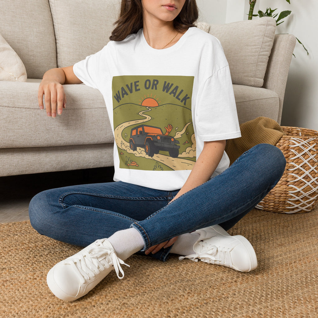 Gift for jeep owners Wave Or Walk Shirt Adventure Tee Enthusiasts