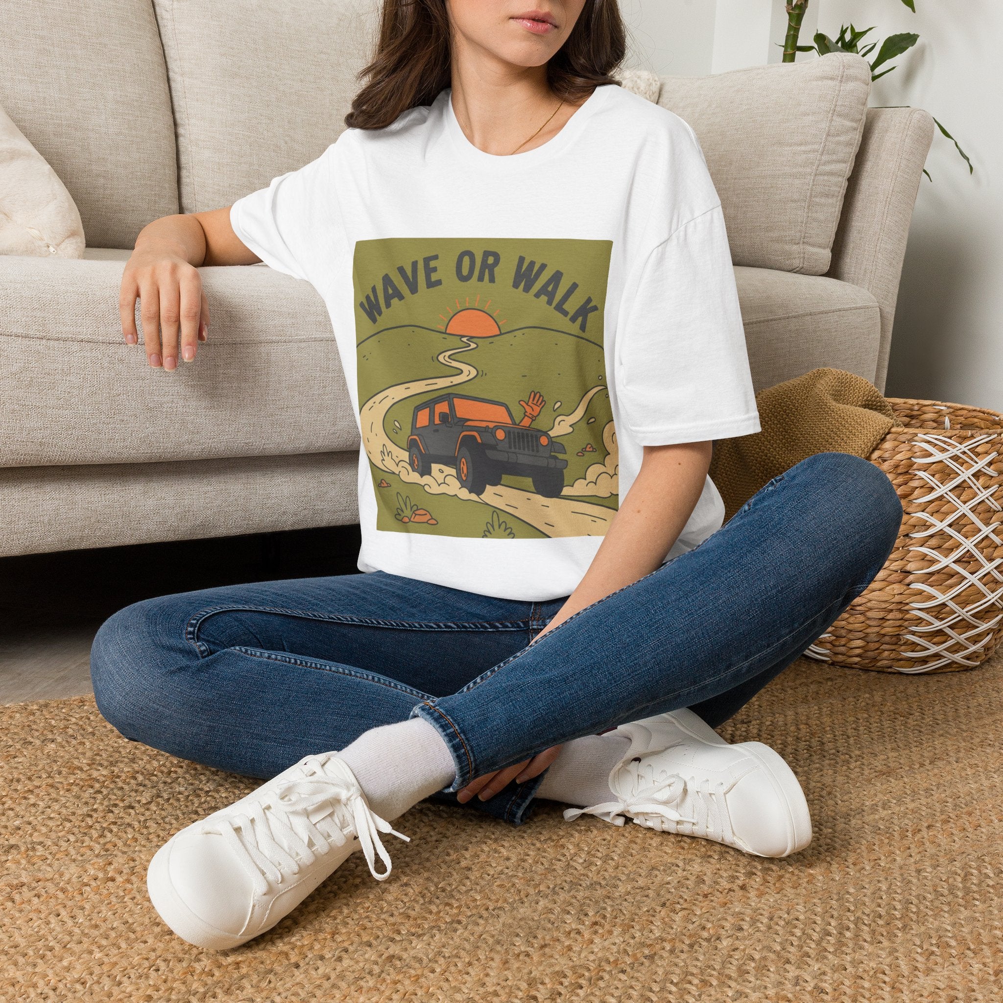 Gift for jeep owners Wave Or Walk Shirt Adventure Tee Enthusiasts