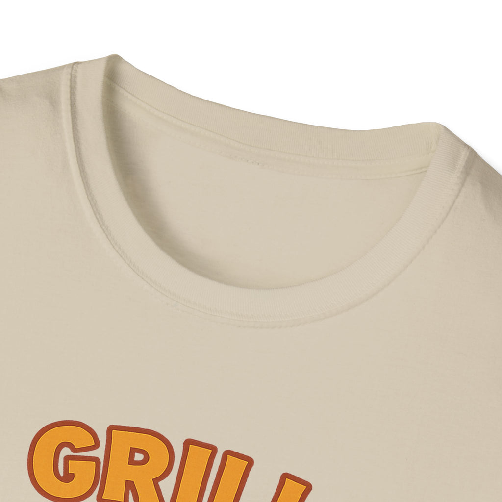 Fathers Day Gift Grill Sergeant BBQ Graphic T-Shirt for Outdoor Cooking