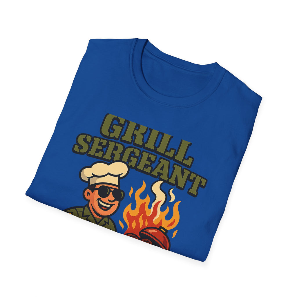 Fathers Day Gift Grill Sergeant Shirt BBQ Dad Tee
