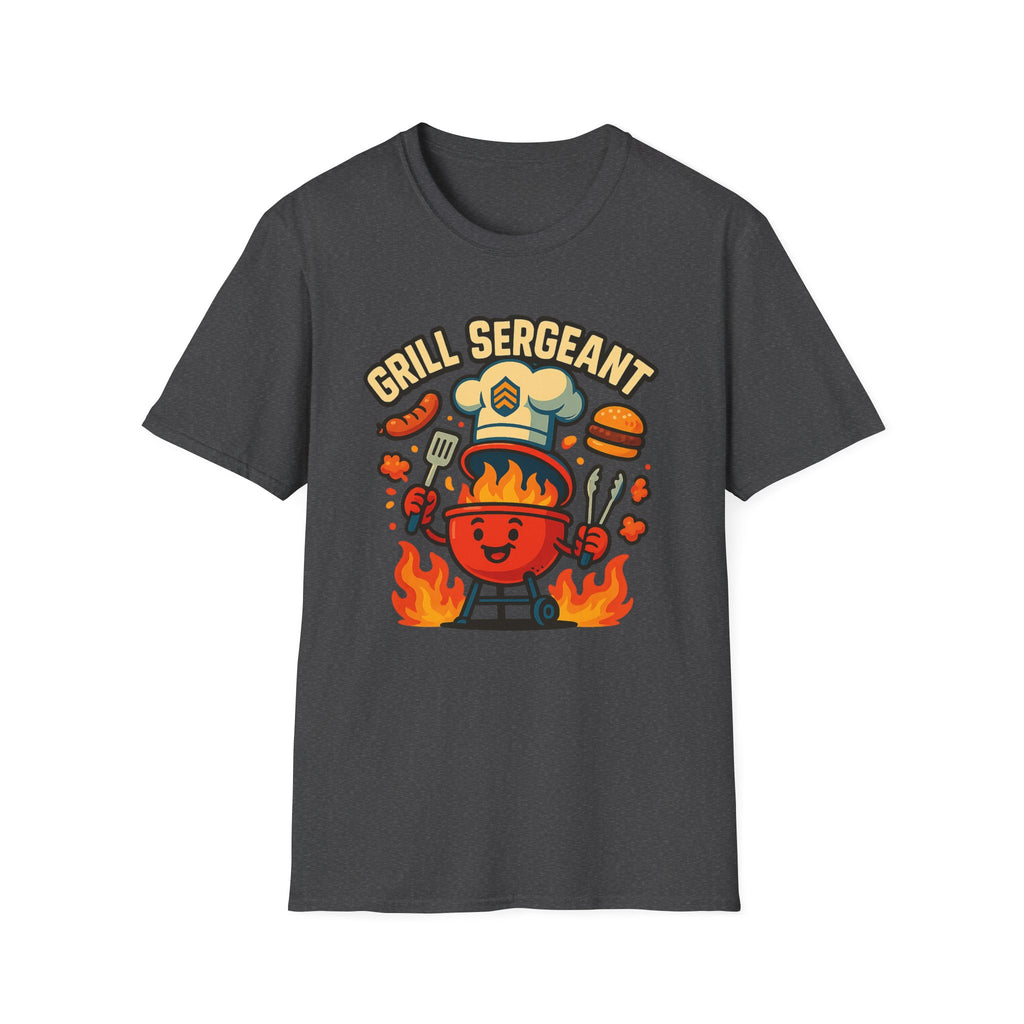 Fathers Day Gift Grill Sergeant T-Shirt Funny BBQ Dad Tee