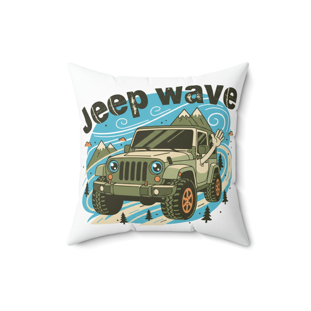 Gift for jeep owners: Jeep wave Pillow