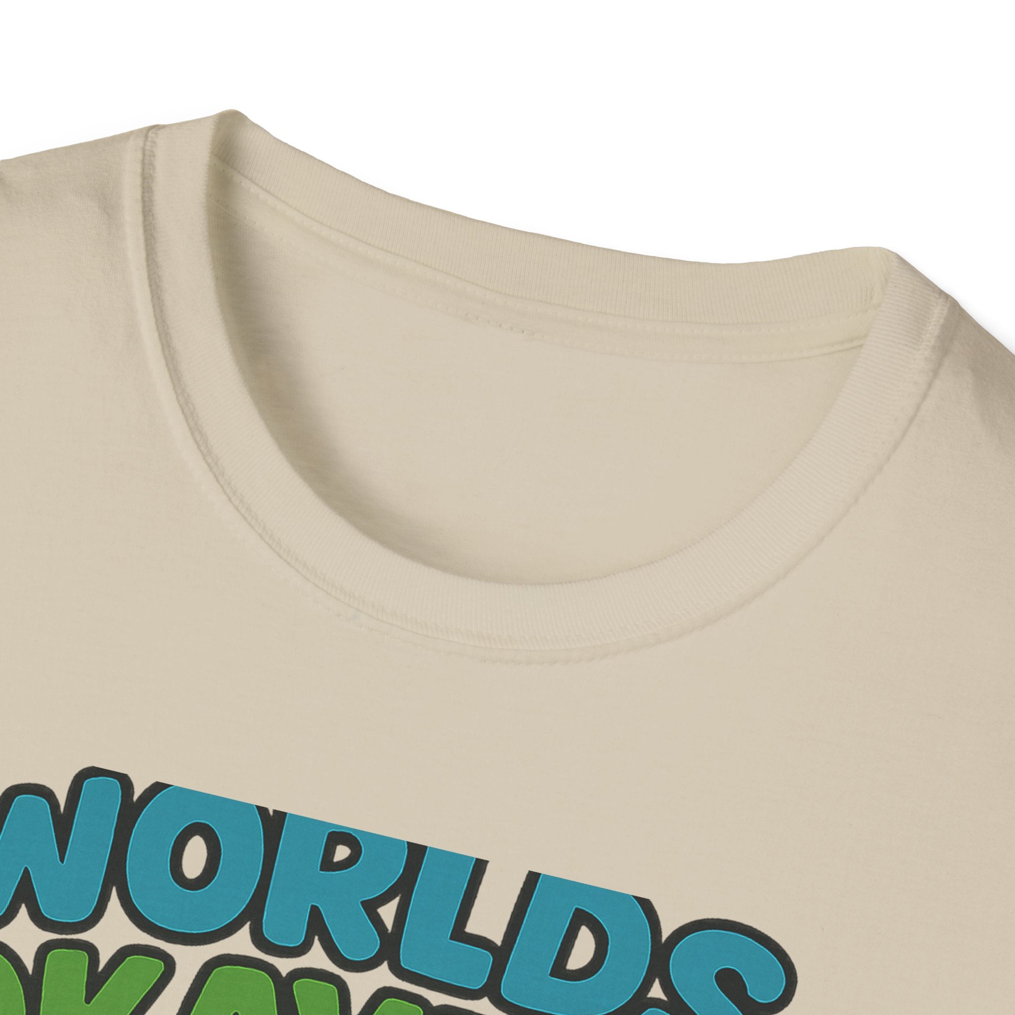 Fathers Day Gift Worlds Okayest Dad T-Shirt Funny Dad Tee