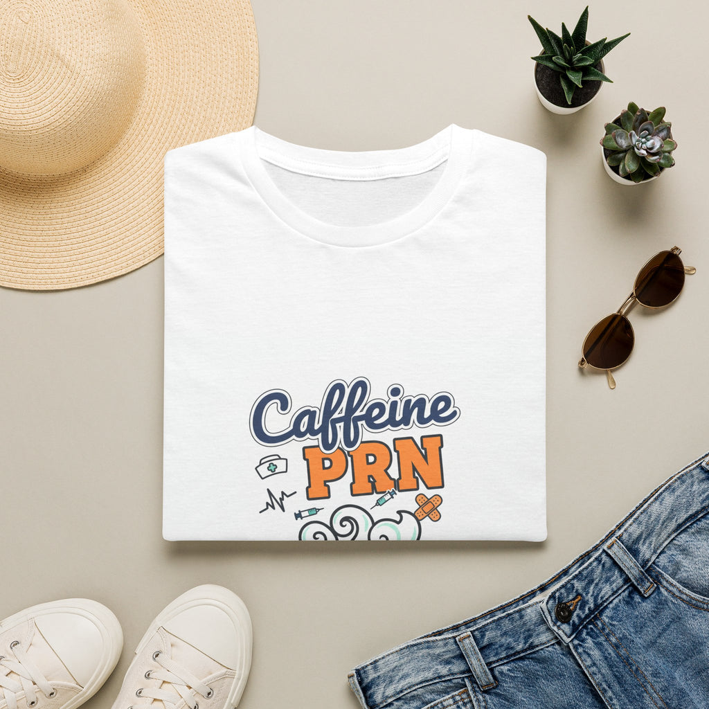 Funny Gifts for Nurses: Caffeine PRN Shirt for Coffee Lovers