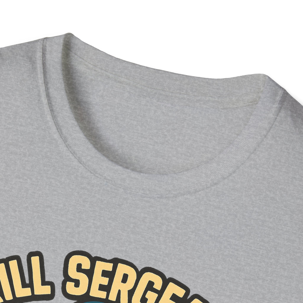 Fathers Day Gift Grill Sergeant T-Shirt Funny BBQ Dad Tee