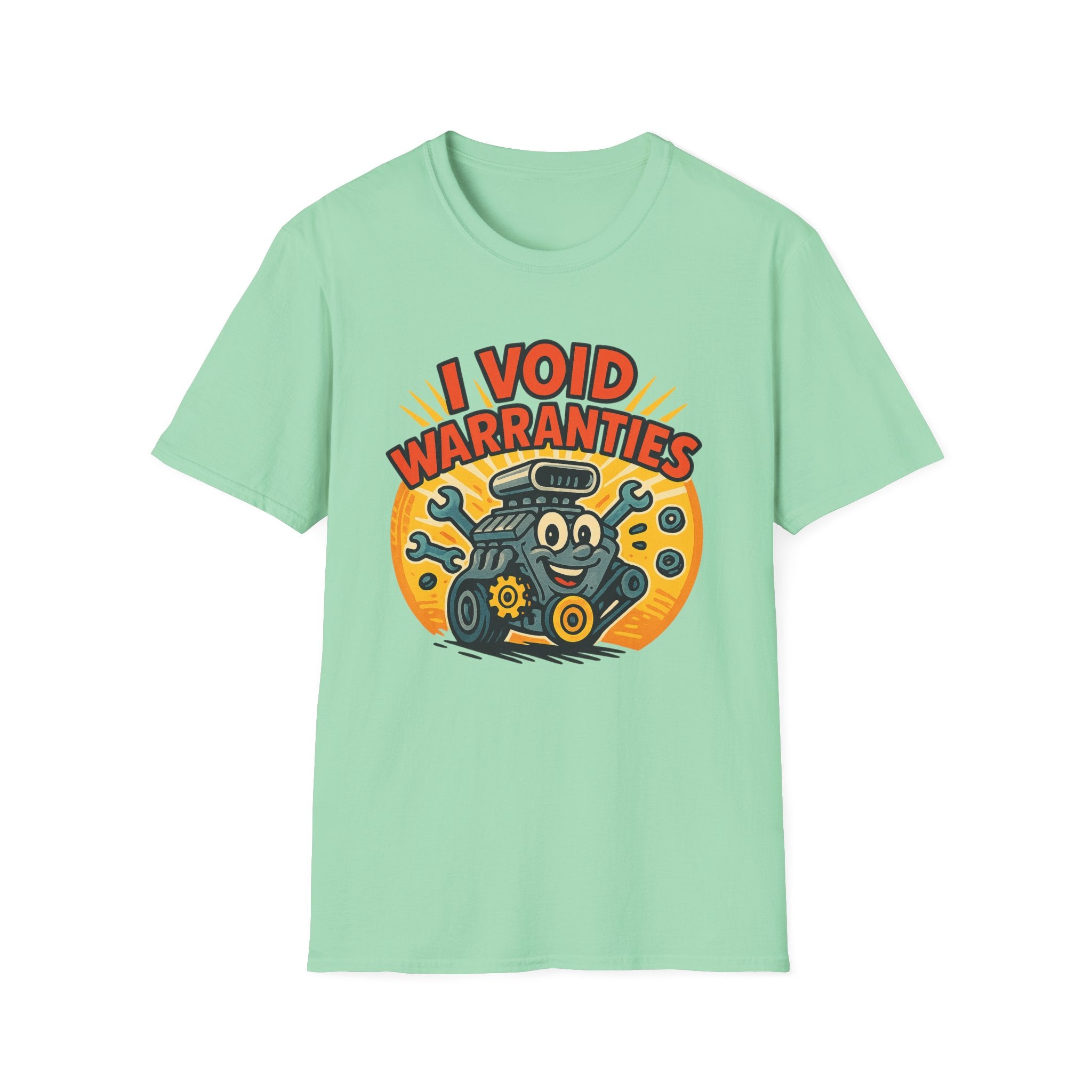 Gift for Car Guy Shirt I Void Warranties Funny Auto Mechanic Tee