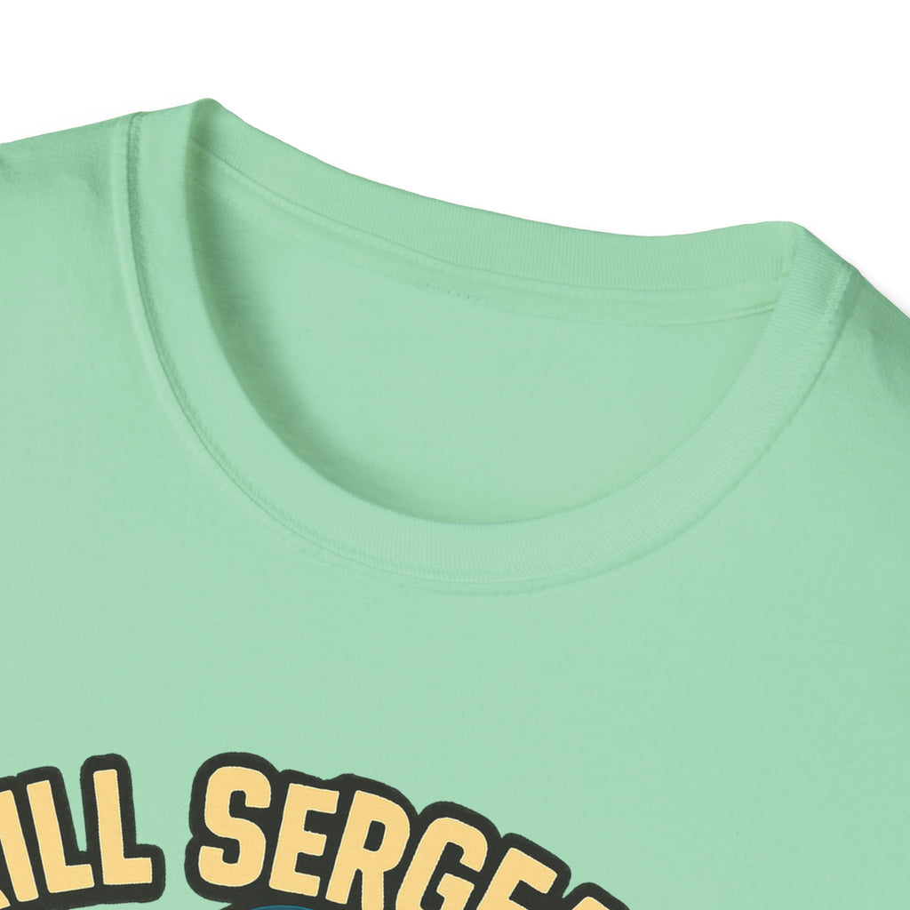 Fathers Day Gift Grill Sergeant T-Shirt Funny BBQ Dad Tee