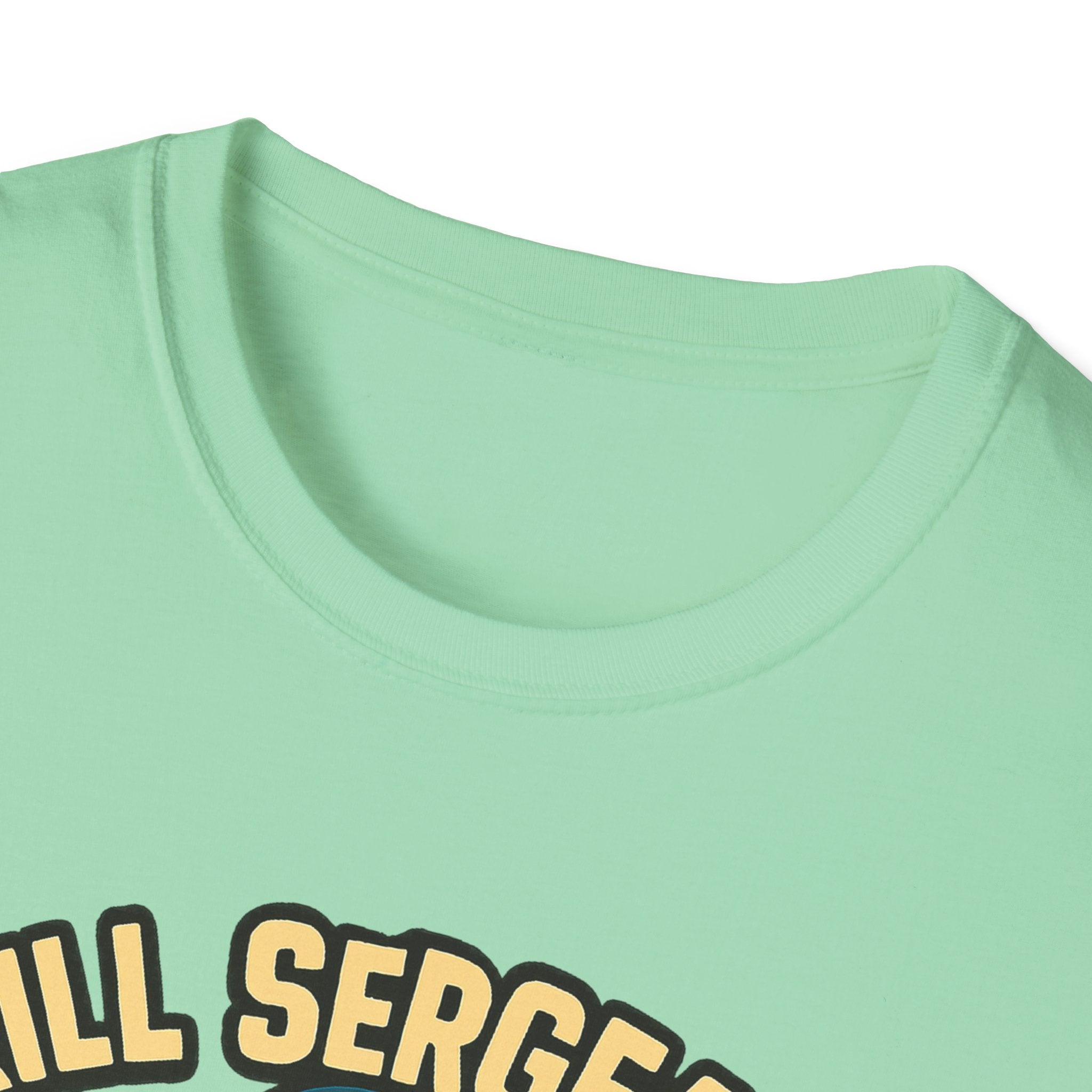 Fathers Day Gift Grill Sergeant T-Shirt Funny BBQ Dad Tee