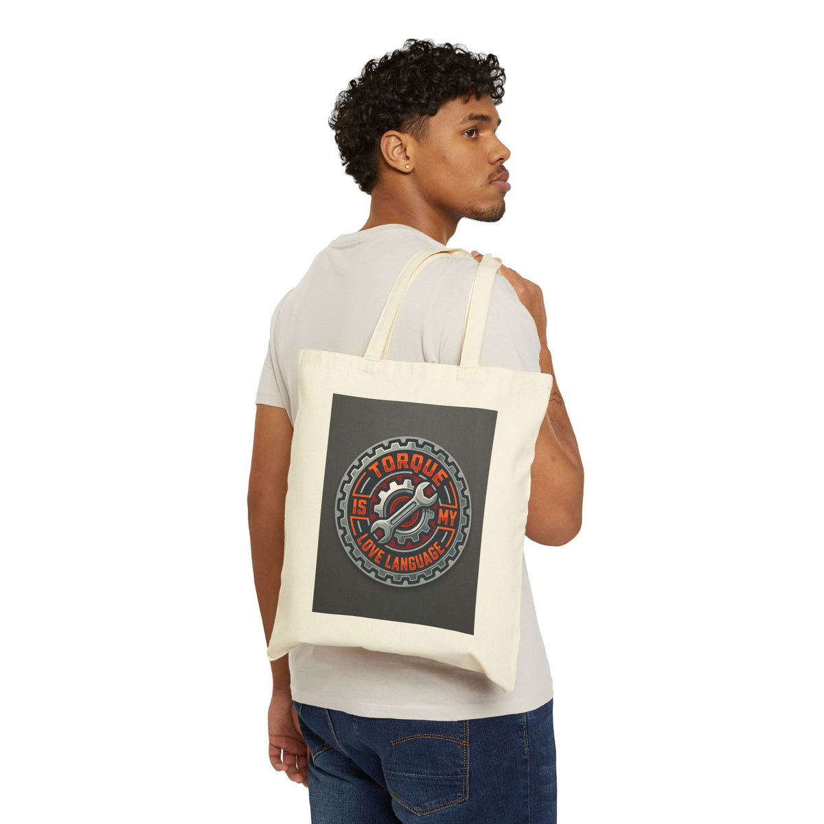 Mechanic for Men Tote Bag Torque Is My Love Language