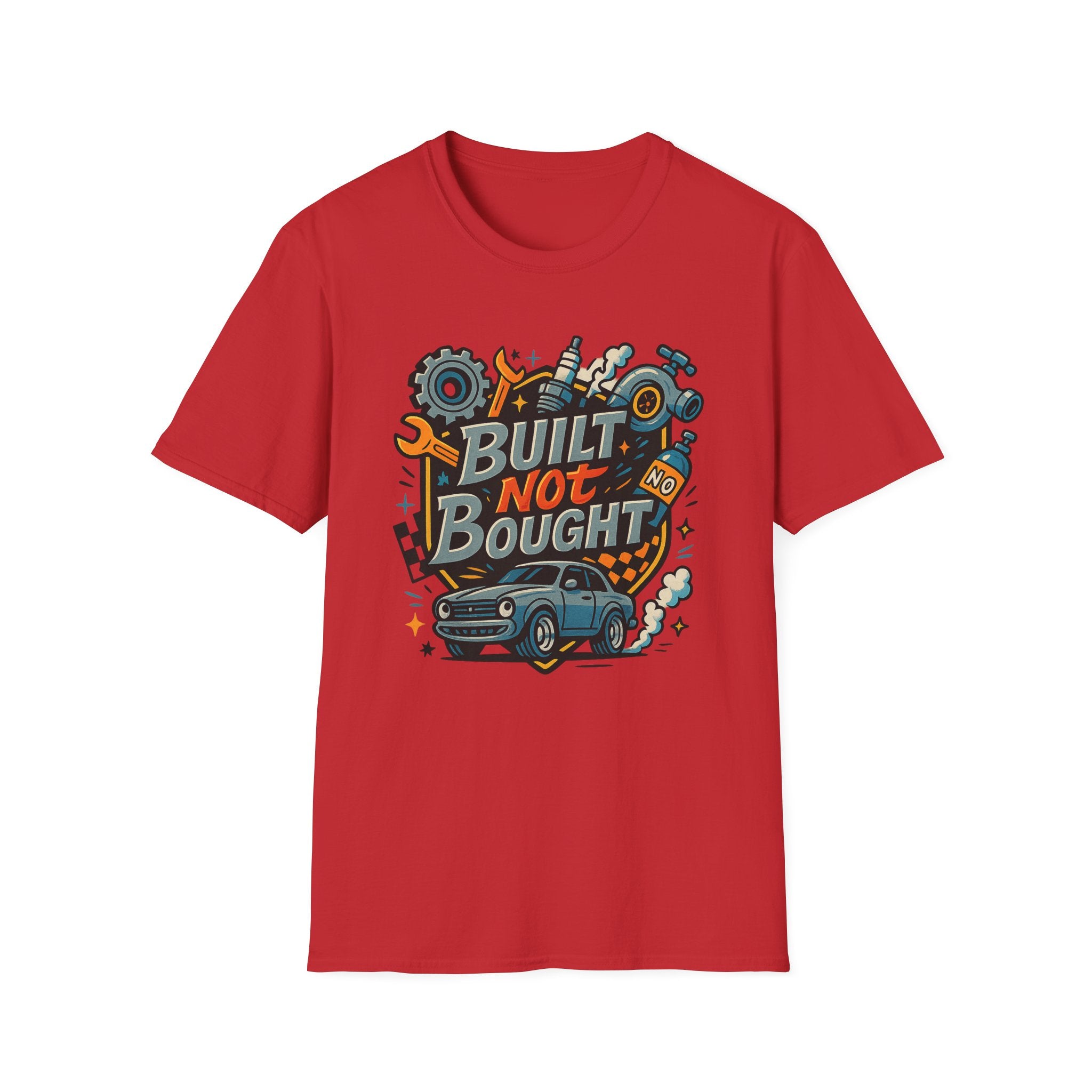 Gift for car guy Built Not Bought Car Enthusiasts Shirt