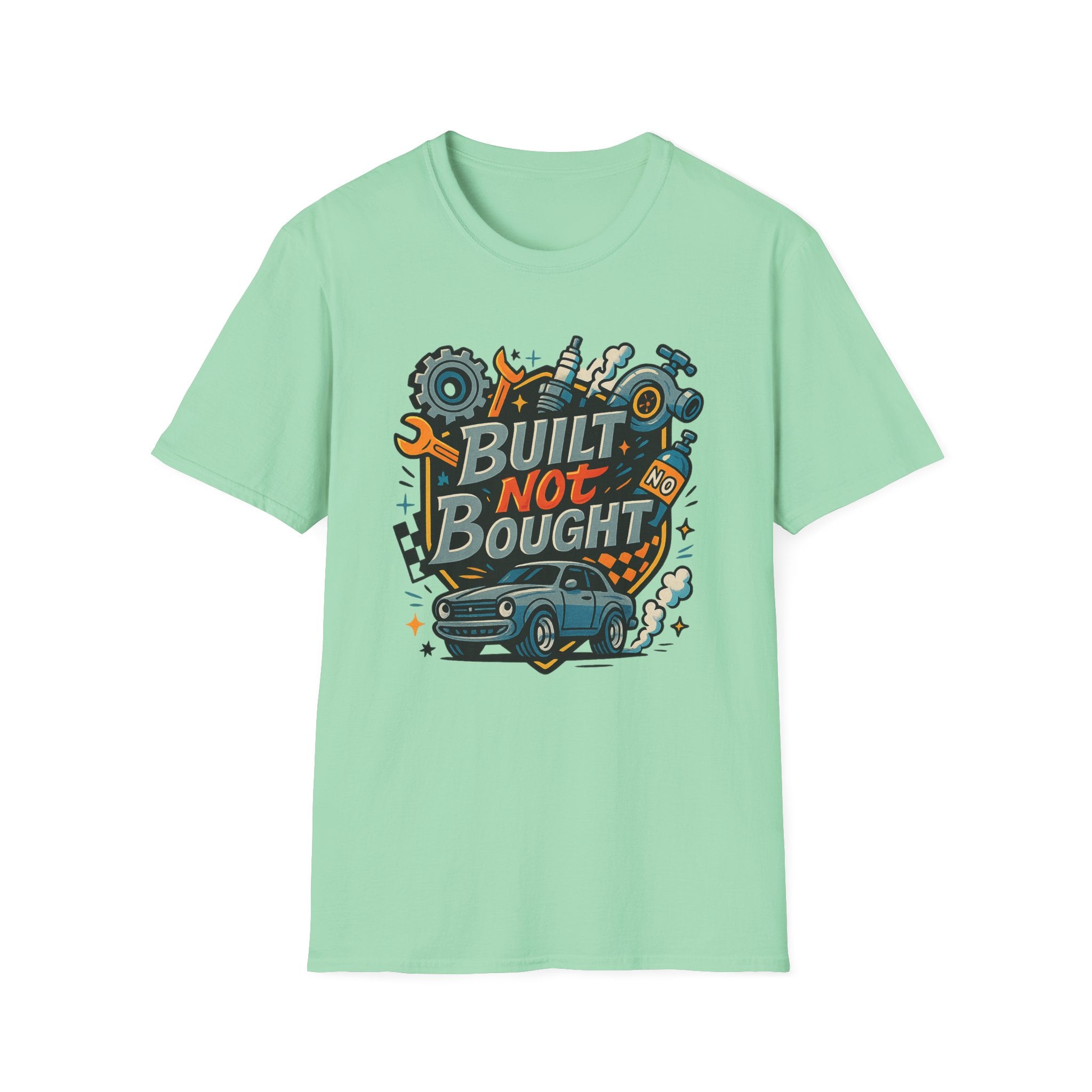 Gift for car guy Built Not Bought Car Enthusiasts Shirt